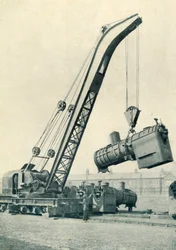Gru viaggiante ferroviaria, 1922