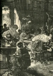 Un banchetto romano, 1890
