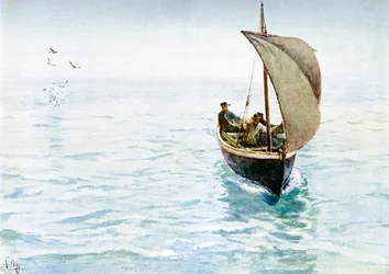 Uno schizzo, 1900
