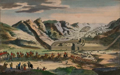 Veduta della celebre Grande Muraglia Cinese, 1782