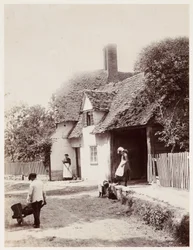 Una strada di villaggio