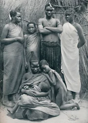 Un gruppo familiare Zulu, 1912