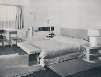 Una camera da letto in una casa di campagna, Londra, 1936