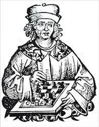 Un giocatore di scacchi