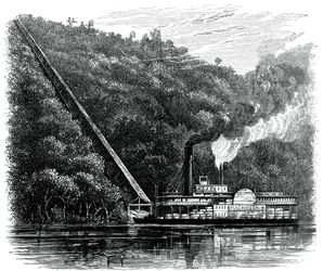Scivolo per il cotone, Stati Uniti, c1880