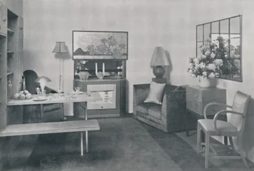 Sala da pranzo e soggiorno, 1942