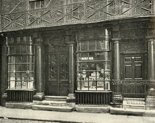 Un bel negozio in Artillery Row, Houndsditch, Londra, della seconda metà del XVIII secolo