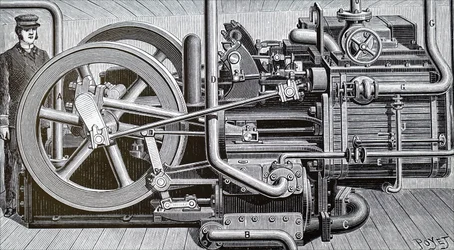 Una macchina frigorifera per navi che trasportano carichi deperibili