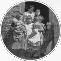 Un gruppo felice, Londra, c. 1901