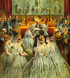 Un matrimonio reale, c. 1850