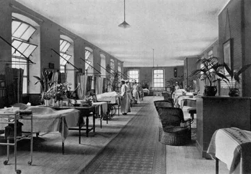 Un reparto del Guys Hospital, Southwark, Londra, 1904