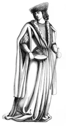 Un giovane nobile della corte di Re Carlo VIII di Francia, XV secolo, 1849
