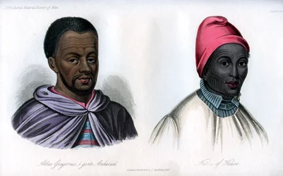 Abbas Gregorius e un nativo di Hausa, 1848