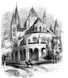 Abbaye aux Hommes, Caen, Normandia, Francia