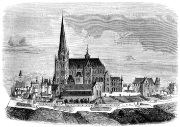 Abbazia di Saint-Denis, fine XVI secolo 1849