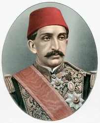 Abdul Hamid II 1842-1918, ultimo Sultano della Turchia, c1880