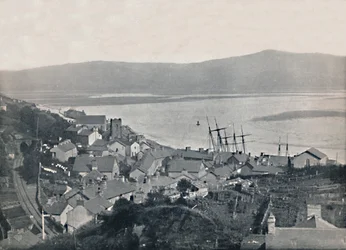 Aberdovey - Vista della città e della baia, 1895