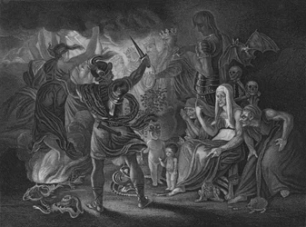 Atto IV Scena i da Macbeth, XIX secolo