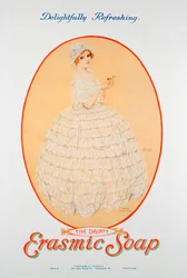 Pubblicità per sapone Erasmic, 1920