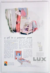 Pubblicità per il sapone Lux, 1925