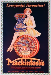 Pubblicità del toffee Mackintosh, 1932