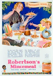 Pubblicità per il mincemeat di Robertson, 1933