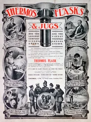 Pubblicità per thermos e brocche, 1910