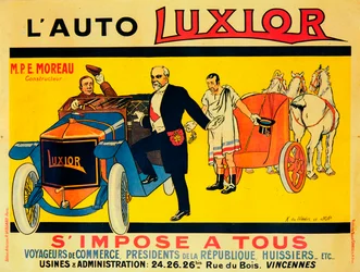 Pubblicità per auto Luxior
