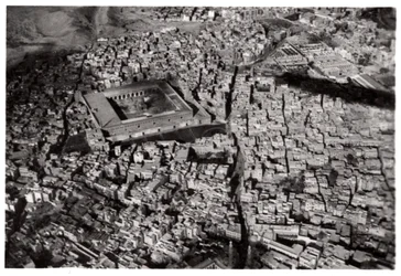 Vista aerea del Cairo Vecchio, Egitto, da uno Zeppelin