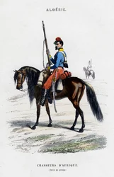 Cavalleria Leggera Africana, Esercito Francese in Algeria