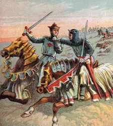 Dopo la battaglia di Crécy, 1346, c1850
