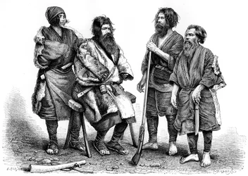 Popolo Ainu, Giappone, 1895