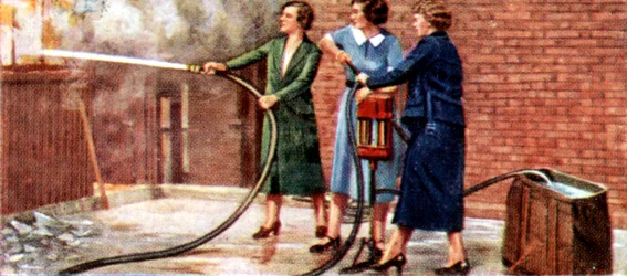 Precauzioni contro i raid aerei, carta da sigarette, britannica, 1938