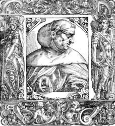 Albertus Magnus c1200-1280 frate domenicano nato in Germania, XVI secolo