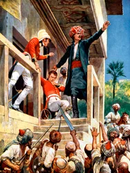 Alexander Burnes, diplomatico scozzese assassinato dagli afghani durante la Prima Guerra Anglo-Afghana, 1841
