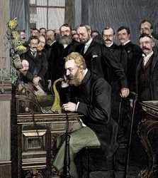 Alexander Graham Bell 1847-1922, inventore scozzese-americano