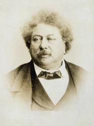 Alexandre Dumas il Vecchio, romanziere e drammaturgo francese, c1850-1870