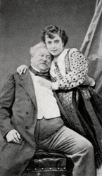 Alexandre Dumas, il Vecchio, romanziere e drammaturgo francese, c1865