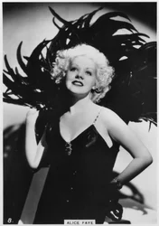 Alice Faye, attrice e cantante americana, c1938