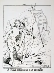 Allegoria della Massoneria e della Comune, Comune di Parigi, 1871