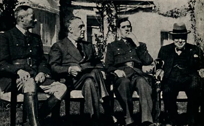 Conferenza Alleata a Casablanca, Marocco Francese, gennaio 1943, 1945