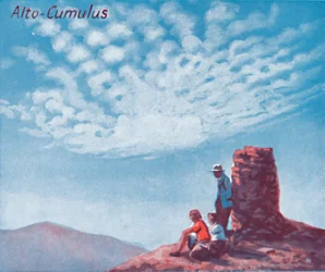 Alto-Cumulus - Una Dozzina delle Principali Forme di Nuvole nel Cielo, 1935