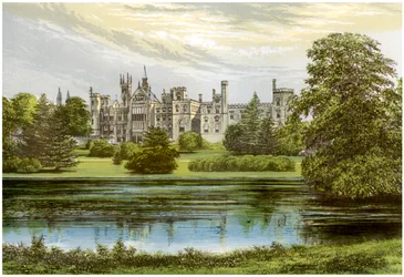 Alton Towers, Staffordshire, casa del conte di Shrewsbury, c. 1880