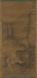 Un raccoglitore di erbe, dinastia Ming, 1368-1644