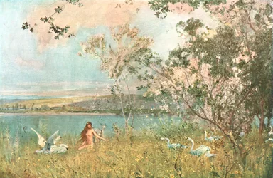 Un idillio di primavera, 1897, c1902