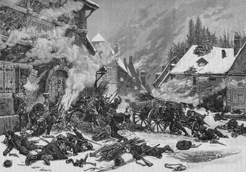 Un incidente nella battaglia di Villersexel, 1902