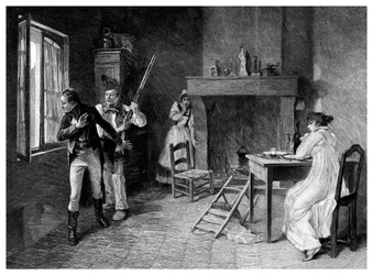 Un incidente nel Terrore Bianco, 1815, 1895