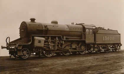 Una locomotiva a traffico misto L.M.S., c1930s
