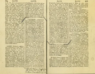 Resoconto di Claude Marin Saugrain, zio di Antoine Saugrain, 15 febbraio 1735