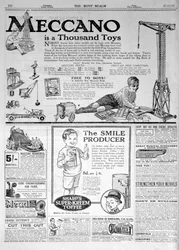 Pagina pubblicitaria in The Boys Realm, Natale 1921